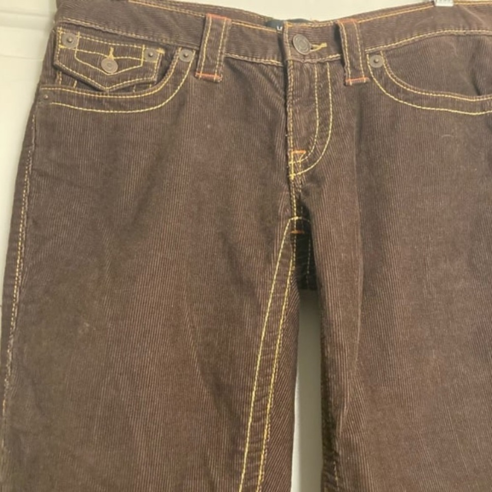 Vintage Victoria’s Secret “London Jean” Boot Cut Cotton Corduroy Jeans - Picture 5 of 13